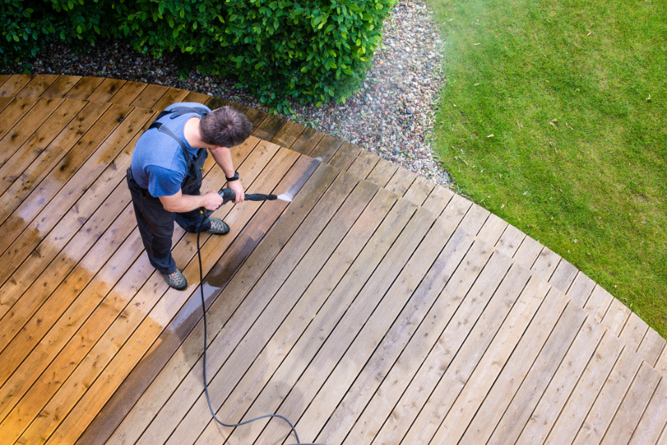 how to extend the lifespan of your michigan deck wood or composite remodeler power washing decking boards custom built okemos