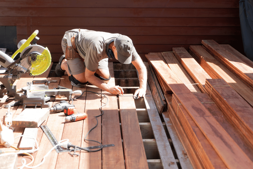 how to get accurate quotes for your deck replacement builder installing decking boards custom built michigan