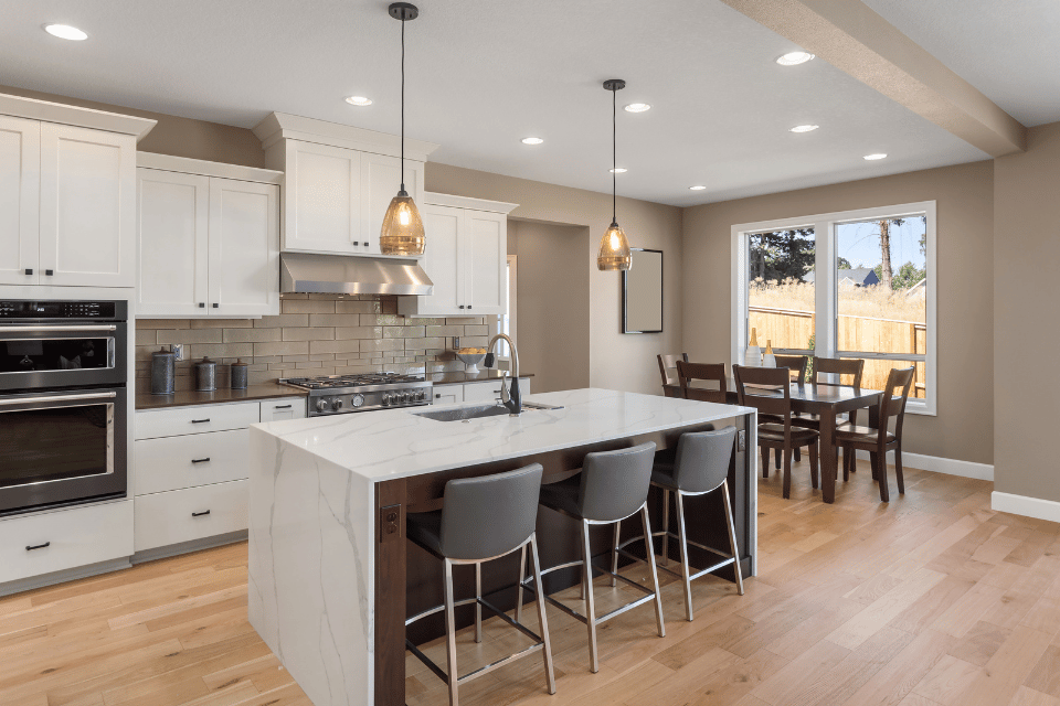 how to color temperature scale can influence your home remodel new kitchen with warm pendant lighting custom built michigan