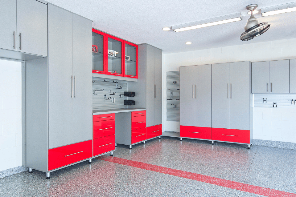 garage remodeling ideas to transform your space into a functional haven vertical cabinet storage and work area custom built michigan