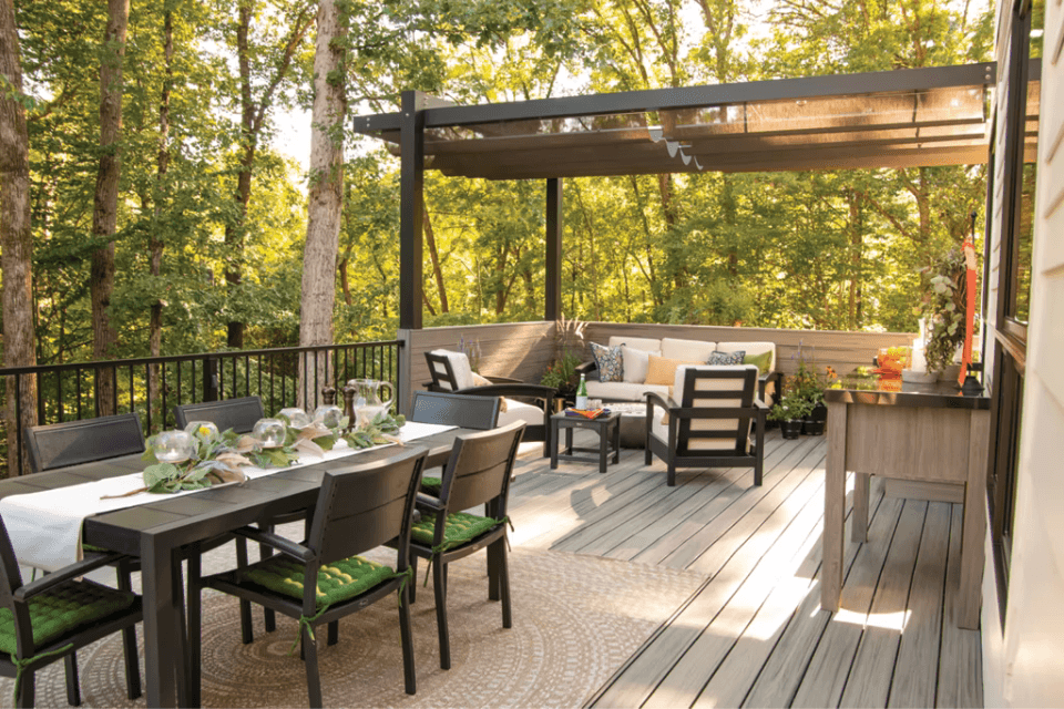 seasonal michigan deck decor ideas to impress your guests dining area and furniture custom built okemos