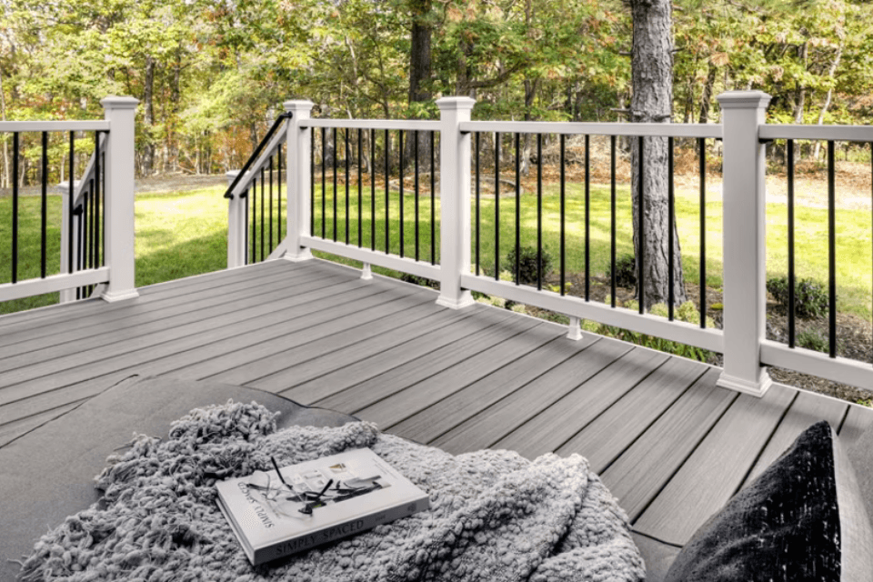 match made in heaven choosing the perfect trex decking color for your homes exterior composite decking outdoor living space custom built michigan