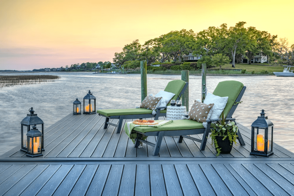 elevating your outdoor living top trex furniture choices lounge chairs on pier custom built michigan